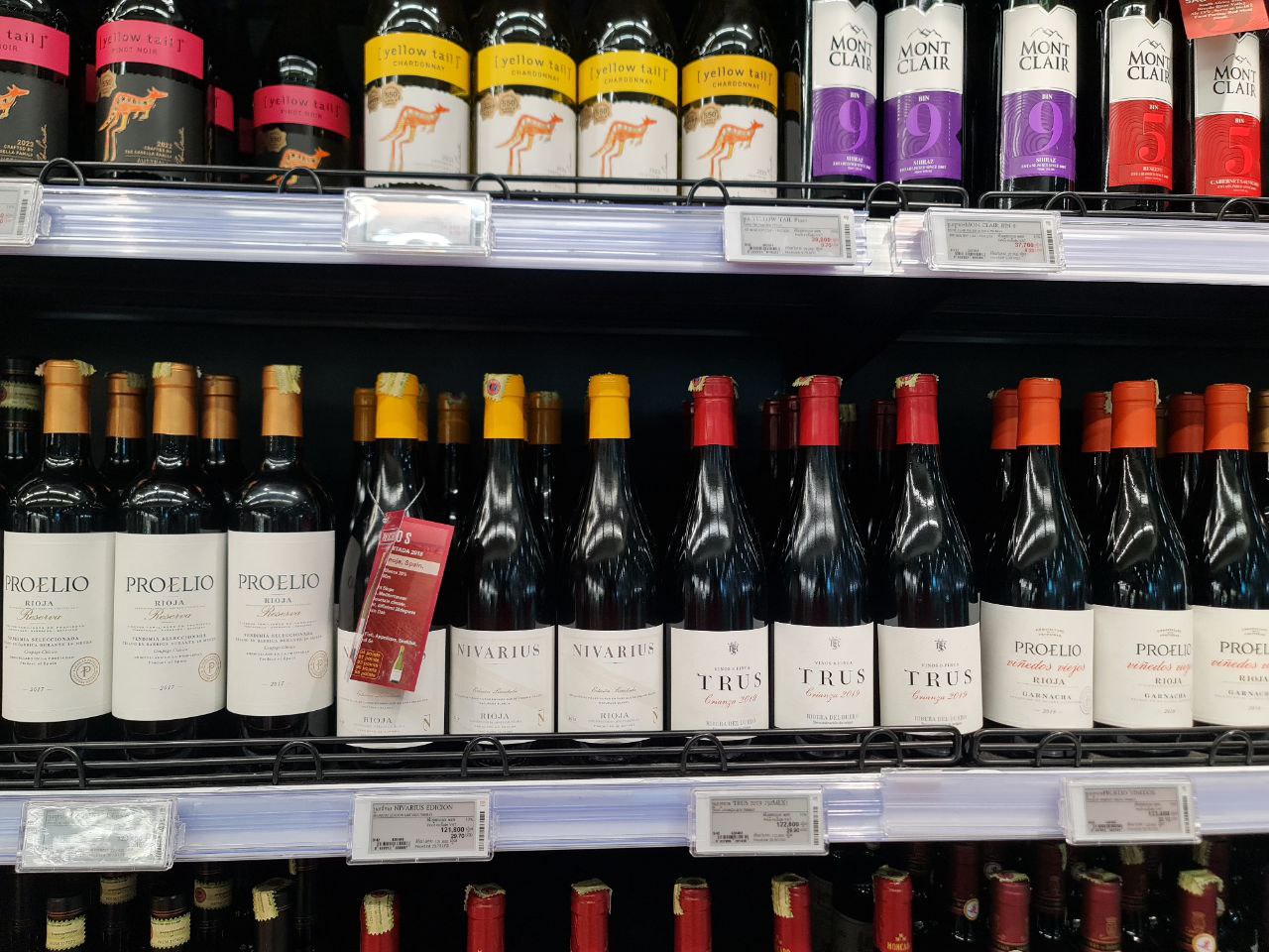 Mont Clair wines in Cambodia